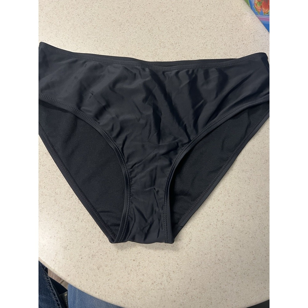 Size XL Black Women's Bikini/Tankini‎ Bottom Liner Intact